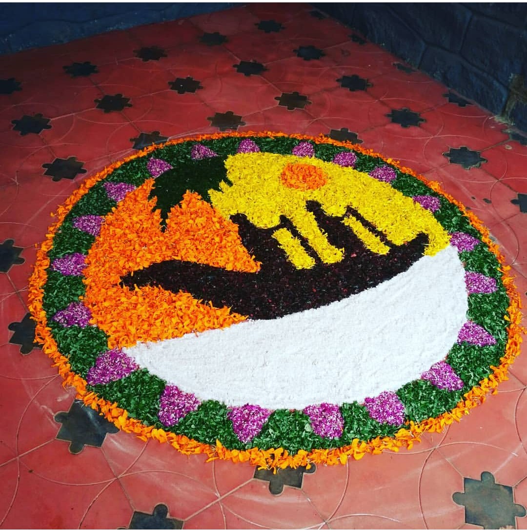 Onam Festival What is Pookalam and its significance  Rosebazaar India